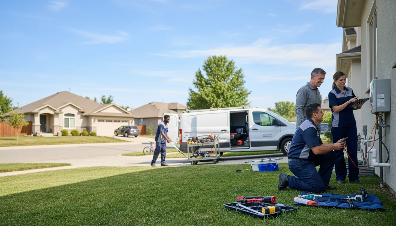 Tankless water heater service in North Reading, MA
